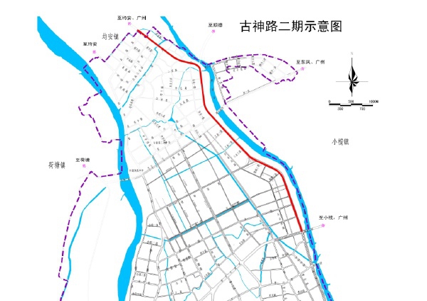 古神公路二期将首先建设神湾至坦洲加密九线一段,未来