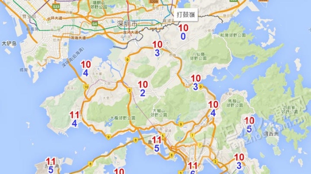 寒流】香港天文臺分區氣溫預測續跌 週一打鼓嶺0.2°c